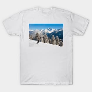 Courchevel 1850 3 Valleys French Alps France T-Shirt